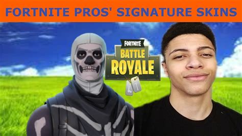 Fortnite Pros And Their Signature Skins Youtube