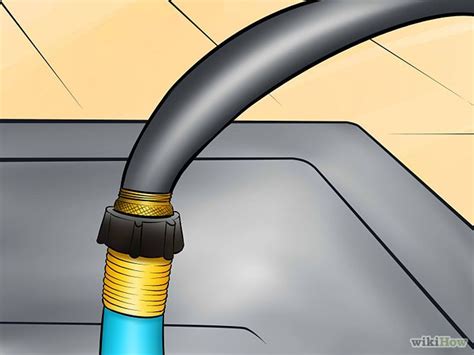 It's designed to sit out away from the home and provide easy access to otherwise obscured and hard to reach spigots on the side of the house. How to Attach a Garden Hose to a Kitchen Faucet