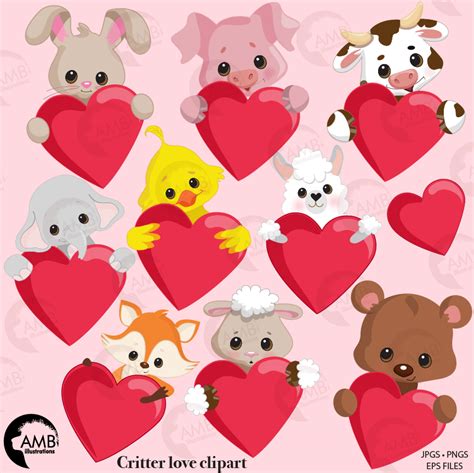 Animal Valentine Clipart 20 Free Cliparts Download Images On