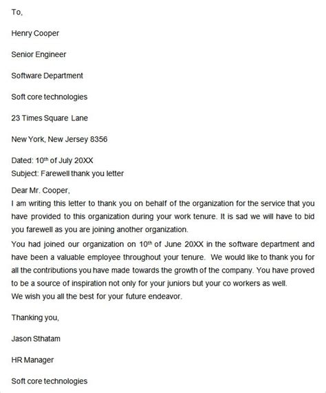 I'm gonna miss your magnanimous personality on the office floor. 7 Sample Farewell Letters to Download for Free | Sample ...