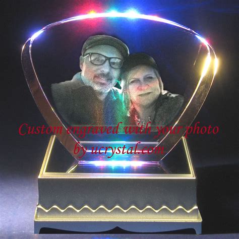 Personalized gifts for him perhaps he's the guy who's got it all, or maybe he's a man of many hobbies. Personalized custom laser etched engraved photo crystal ...