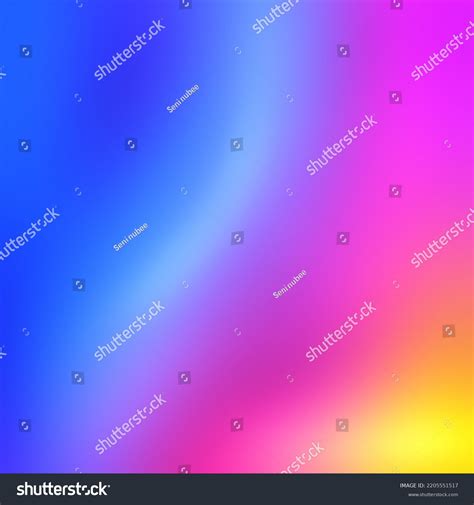 Pink Blue Yellow Gradient Background Perfect Stock Illustration