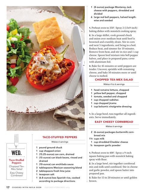 Add one teaspoon of old bay seasoning and 2. Taco stuffed peppers-Paula Deen | Stuffed peppers, Taco ...