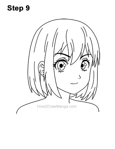 Watch this video drawing tutorial and learn how to make a manga anime sailor moon character. How to Draw a Manga Girl with Short Hair (3/4 View) || Step-by-Step Pictures - How 2 Draw Manga