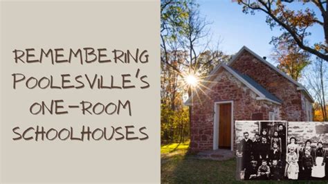 Remembering Poolesvilles One Room Schoolhouses Poolesville Seniors
