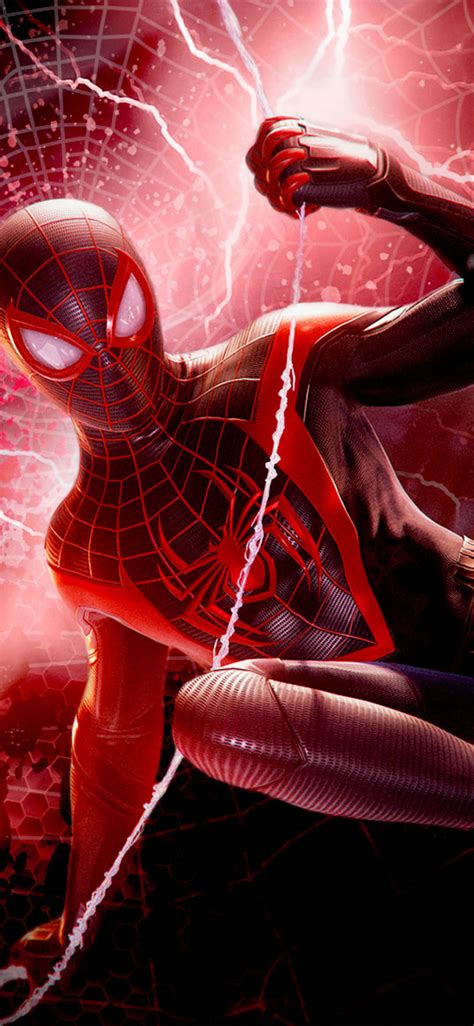 Spider Man Miles Morales Iphone Wallpaper
