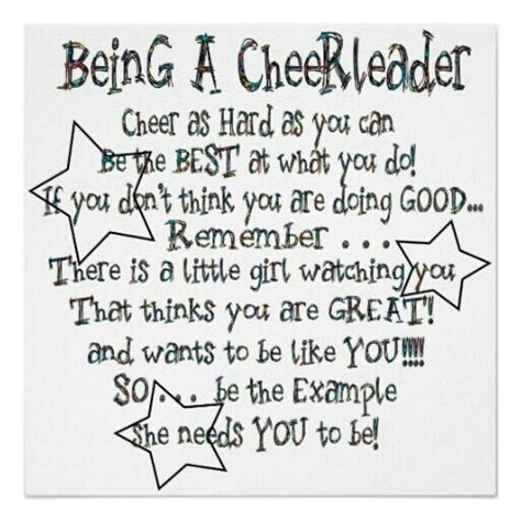 Being A Cheerleader Quote Cheerleading Coaching Cheerleading Quotes