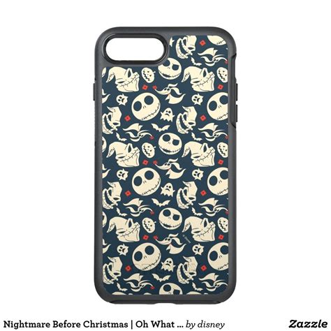 Nightmare Before Christmas Oh What Joy Pattern Otterbox Iphone Case