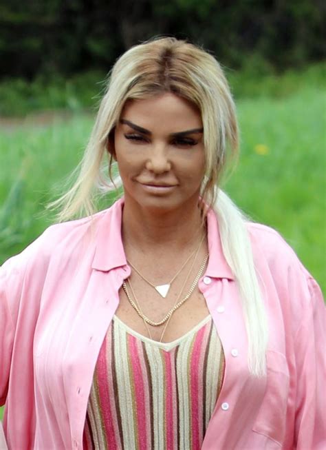 Katie Price Smiles As She Debuts New Face Following Cosmetic Surgery