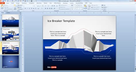 Free Ice Breaker Powerpoint Template Free Powerpoint Templates