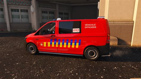 Belgian Fire Dept Chief Vehicle Mercedes Vito Pompiers Belges Els