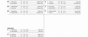 Football Depth Chart Template Fill Out Printable Pdf Forms Online
