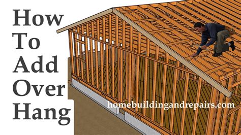 How To Extend Or Add Fascia And Overhang To Existing Home With Gable