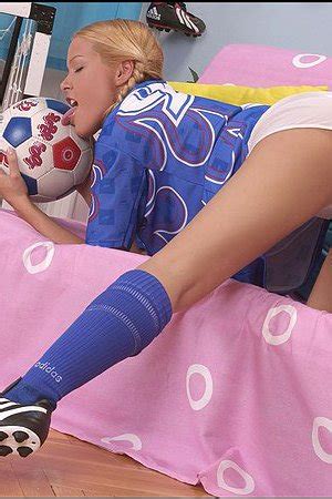 Super Hot Soccer Player Sophie Moone Plays With Balls And Saddles A Massive Dildo Definebabe Com