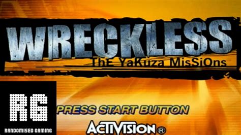 Wreckless The Yakuza Missions Xbox Mission A1 A3 Gameplay Hd