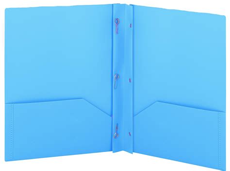 Plastic Folder With Brads