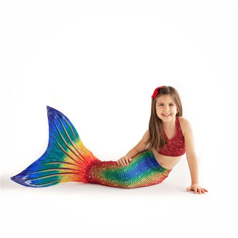 Rainbow Mermaid Tail Skin By Sun Tail Mermaid Sun Tail Mermaid
