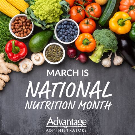 National Nutrition Month - Advantage Administrators