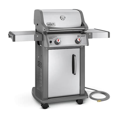 Weber Spirit S 210 Stainless Steel 2 Burner Natural Gas Grill In The