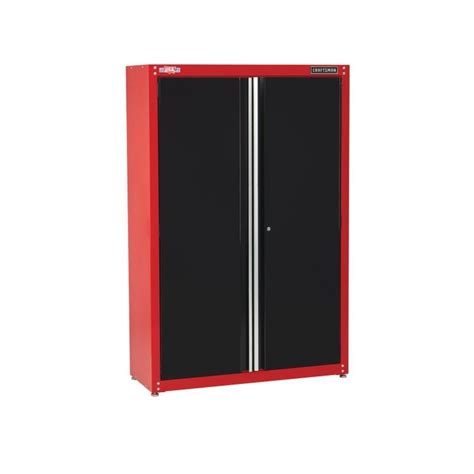 Craftsman 48 In W Redblack Freestanding Tall Garage Storage Cabinet By