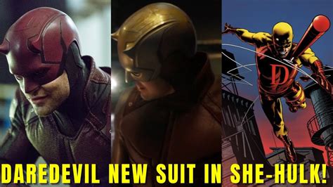 First Look At Daredevil New Suit In She Hulk 🤯 Shorts Youtube