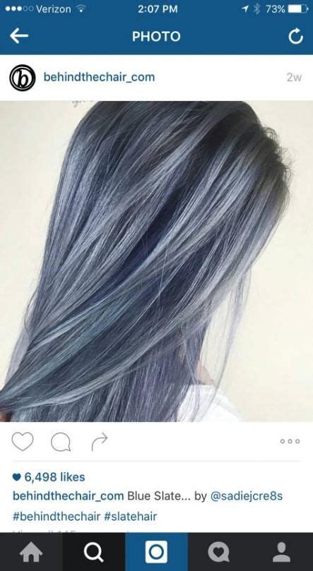 Nails Blue Grey Haircolor 35 Trendy Ideas Grey Hair Color Blue Grey