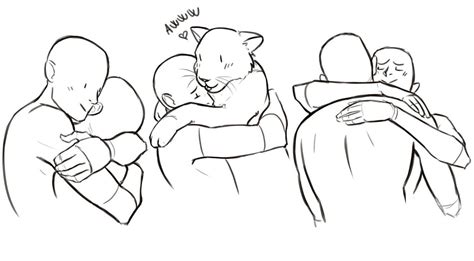 Anime Hug Pose Reference