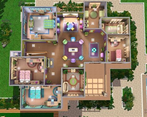 Sims 3 House Floor Plan House Decor Concept Ideas