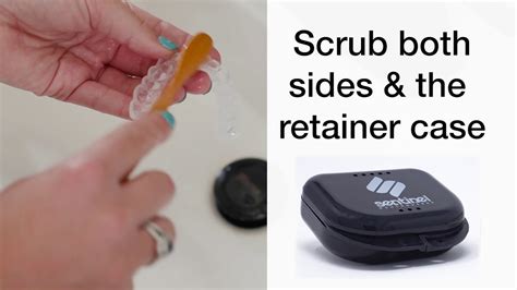 How To Clean Your Dental Night Guard In 3 Easy Steps Sentinel Mouthguards Youtube
