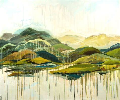 Abstract Landscape Paintings By Holly Van Hart Holly Van Hart