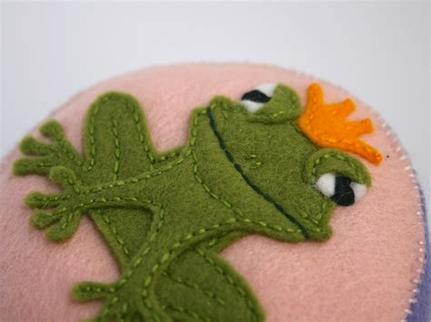 Fabric And Ink And Everyday Life Frog Prince Pincushion