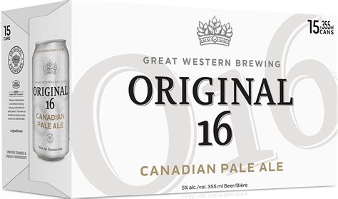 Great Western Original 16 Canadian Pale Ale 13748 Manitoba Liquor Mart