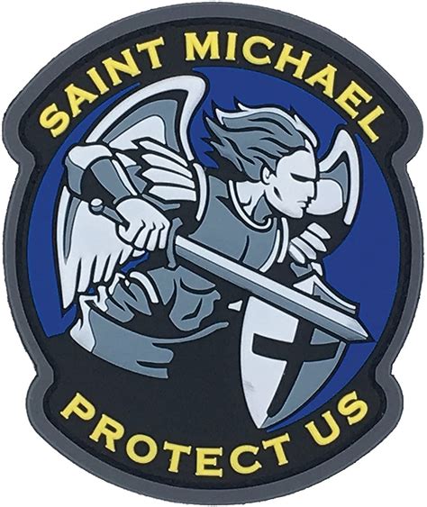 Saint Michael Morale Patch Pvc Mil Spec Monkey Military Uniform