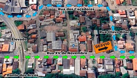 Obra Irá Desviar Trânsito Da Rua Xv De Novembro Em Rio Do Sul Portal Expresso