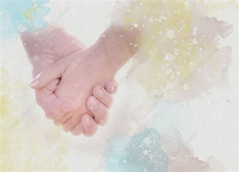 Holding Hands Illustration Stock Image F0326204 Science Photo