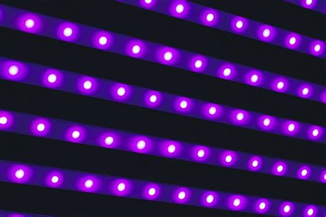 Hd Wallpaper Photo Of Purple Led Light Purple Lights Are Turned On