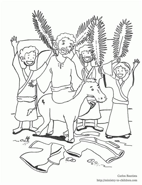 Palm Branch Coloring Page - Coloring Home