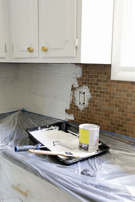 May 15, 2020 · essentially, the glass sheet backsplash is a sheet of glass that can be painted in the color of your choice and then installed on your wall. How to Paint a Tile Backsplash! - A Beautiful Mess