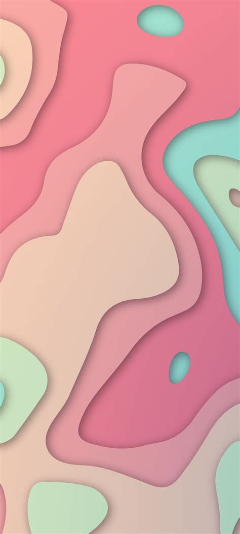 1080x2400 Resolution Pastel Slide Elevation Colorful Abstract 1080x2400