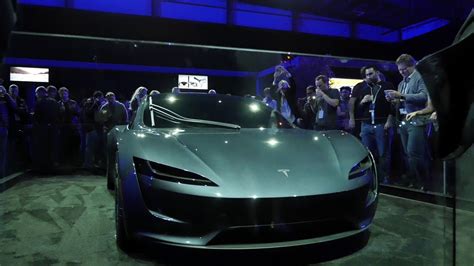 Tesla Roadster 2020 Green Varient Unveil By Elon Musk Youtube