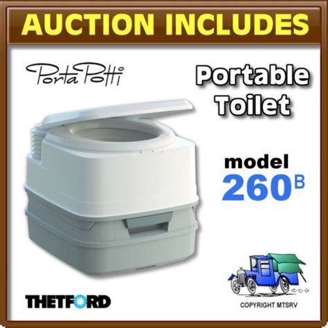 Thetford Porta Potti 260 260b Portable Toilet Rv Trailer Camper Potty