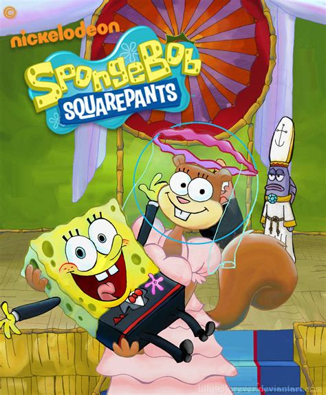 spongebob and sandy spongebob squarepants fan art 36622900 fanpop