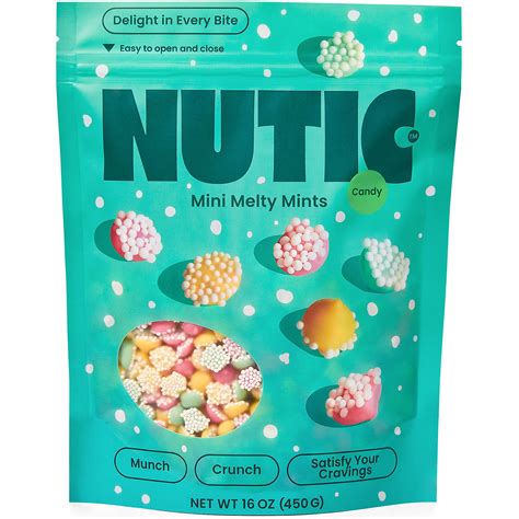 Buy Nutic Mini Smooth And Melty Mints Nonpareils Candy 1 Pound Petite