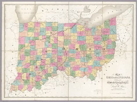 Indiana And Ohio County Map Images And Photos Finder