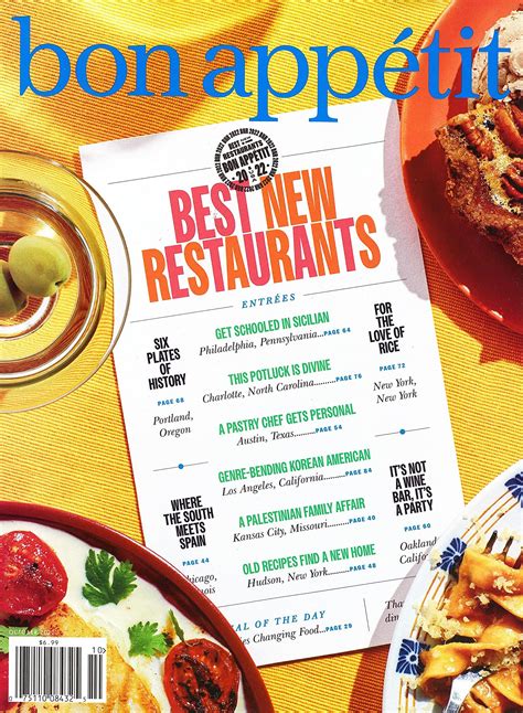 Bon AppÉtit Magazine October 2022 Best New Restaurants Brand New