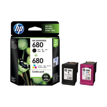 Skip to the end of the images gallery. HP 680 Combo Pack Black + Tri- Colour Original Ink Cartridges