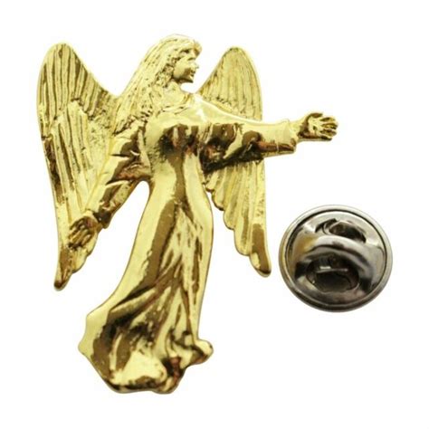 Angel Pin 24k Gold Lapel Pin Ebay
