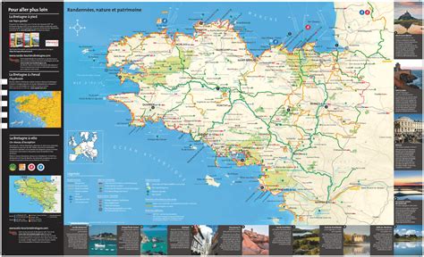 Carte Finistere Sud Carte De La Bretagne Administrative Villes Relief