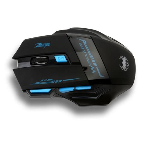 Agptek 7 Buttons Led Optical Wireless Gaming Mouse For Win78 Me Xp