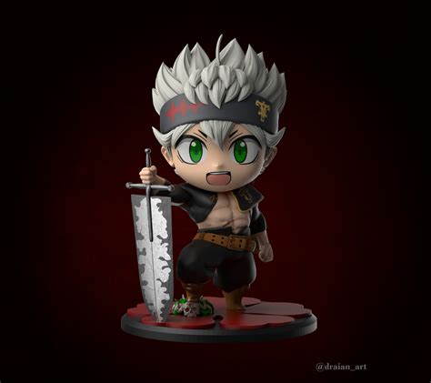 Artstation Chibi Asta Black Clover